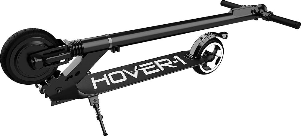 Hover-1 Rally Electric Scooter | 12MPH, 7 Mile Range, 4HR Charge, LCD Display, 6.5 Inch High-Grip Tires, 220LB Max Weight, Cert. & Tested - Safe For Kids, Teens & Adults