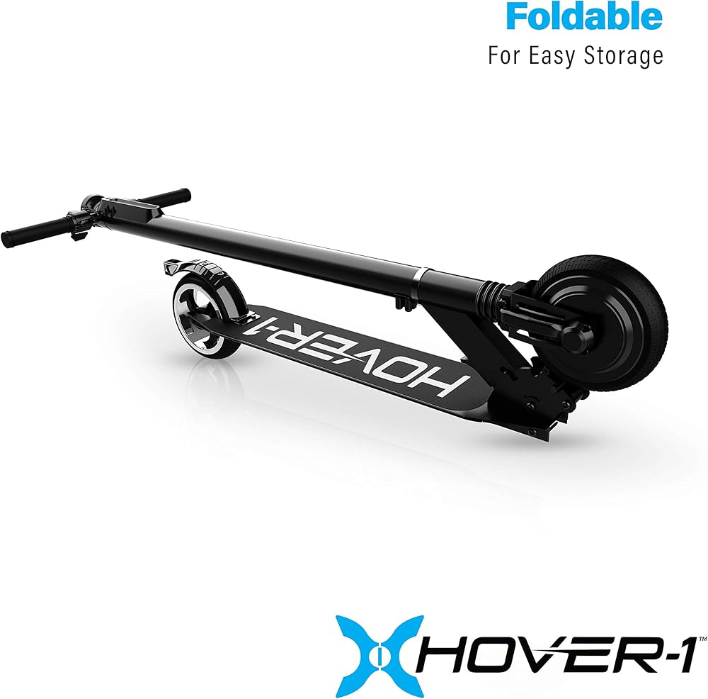 Hover-1 Rally Electric Scooter | 12MPH, 7 Mile Range, 4HR Charge, LCD Display, 6.5 Inch High-Grip Tires, 220LB Max Weight, Cert. & Tested - Safe For Kids, Teens & Adults